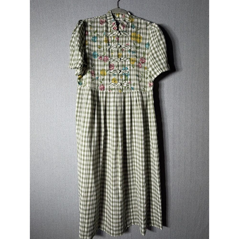 Vintage Sunshine Starshine Gingham Vintage Dress